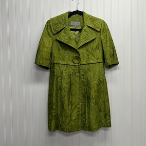 Earl Rutenberg Crinkled‎ Flower Print Jacket